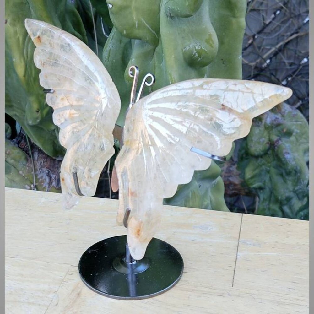 Golden Healer Quartz BUTTERFLY 01 ABUNDANCE PROSPERITY - Picture 6 of 6